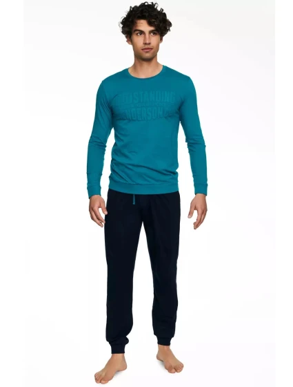 Pánské pyžamo model 21768986 Badge turquise - Henderson