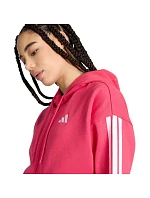 Dámská mikina adidas Essentials 3-Stripes Full-Zip Fleece Hoodie, růžová, KF6272 Dámská mikina adidas Essentials 3-Stripes Full-Zip Fleece Hoodie, růžová, KF6272