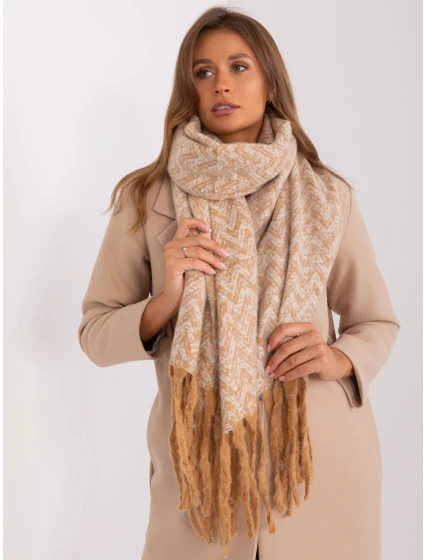 Szalik AT SZ model 20742442 jasny camelowy - FPrice