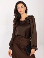 Bluzka MI BZ model 21795561 ciemny brązowy - FPrice