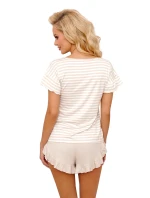 Pyžamo Marina 1/2 Béžová - Donna Pyžamo Marina 1/2 Béžová - Donna