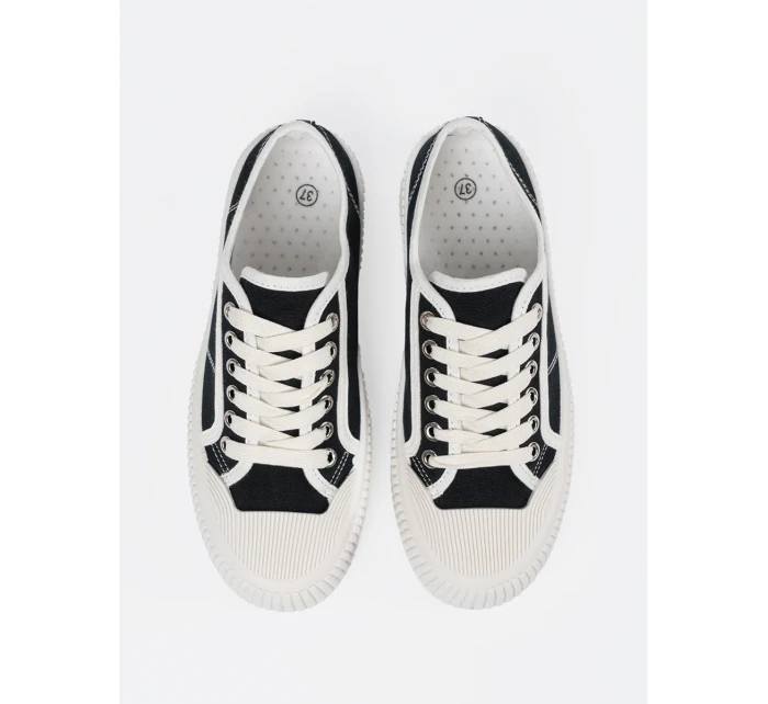 Trendy tenisky dámské černé platforma Trendy tenisky dámské černé platforma