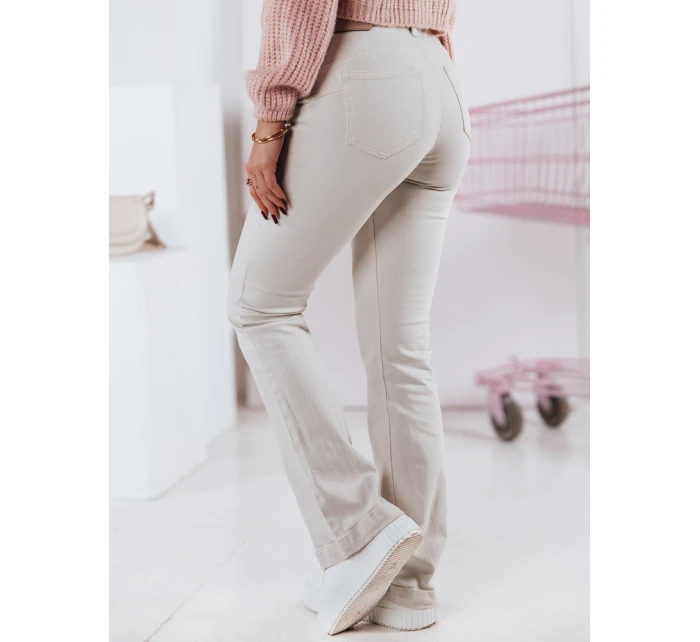 Dámské džínové kalhoty light beige Dstreet model 21983456 - FashionStreet