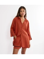 Letné oblečenie Boyfriend Shirt 01 - HAUTE ORANGE - TRIUMPH HAUTE ORANGE - TRIUMPH