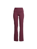 Dámske nohavice CASALL Sublime Folded Flare Pants, farba bordová Dámske nohavice CASALL Sublime Folded Flare Pants, farba bordová