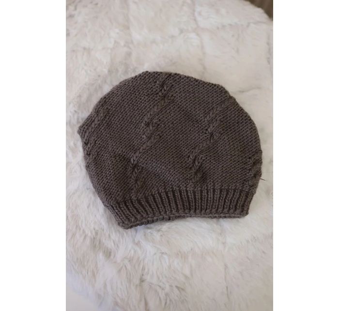 Dámska čiapka Lorena K377 mocca Dámska čiapka Lorena K377 mocca