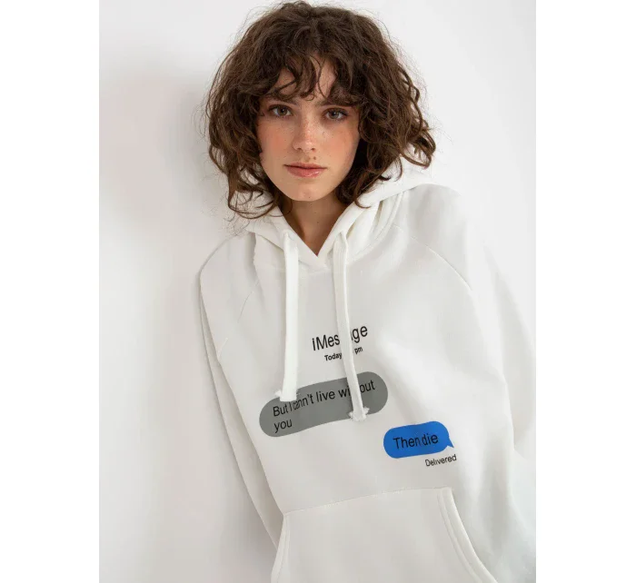 Mikina EM BL model 17965449 ecru - FPrice Mikina EM BL model 17965449 ecru - FPrice