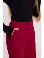 M875 Široké nohavice - bordové