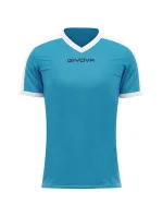 Pánske tričko Revolution Interlock M MAC04 0503 celeste / bianco - Givova