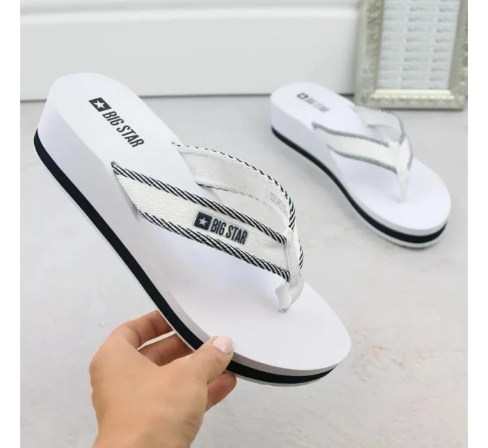 Dámské žabky na podpatku W model 21066312 bílé - Big Star