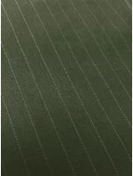 Dámske široké zelené pruhované nohavice (18629)