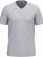 Kariban K 357 Pánske tričko s výstrihom do V 20.K357 oxford grey