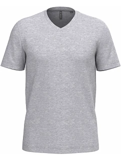 Kariban K 357 Pánske tričko s výstrihom do V 20.K357 oxford grey