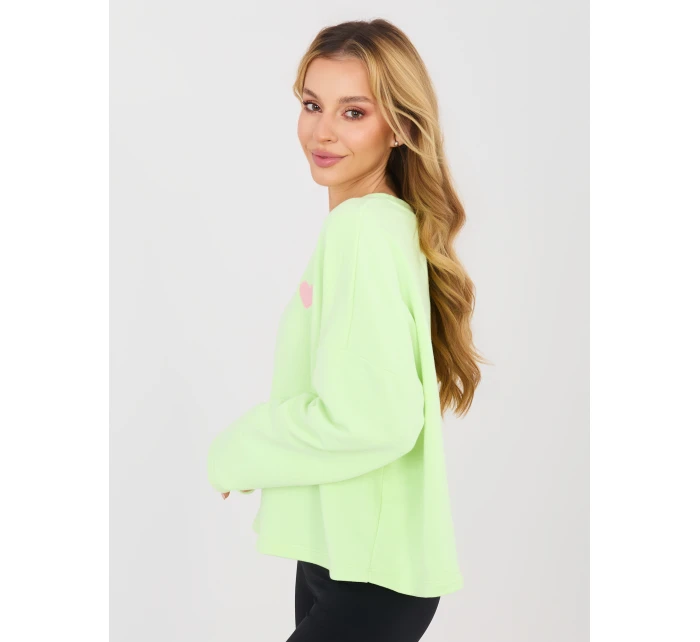 Mikina MJ BL Q2101.84 svetlozelená