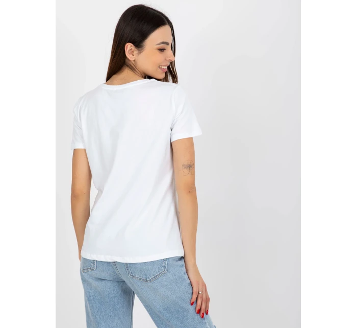 Dámske tričko RV TS 8626.00 biela zelená - FPrice