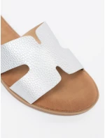 Praktické dámske strieborné ponožky bez podpätku Praktické dámske strieborné ponožky bez podpätku