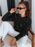 Dámská mikina černá model 21993693 - Dstreet Dámská mikina černá model 21993693 - Dstreet