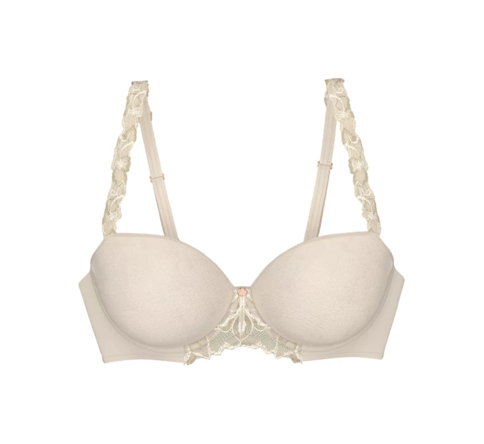 Dámska podprsenka Wild Azalea Florale WHP - BROWN - light beige 00RB - TRIUMPH