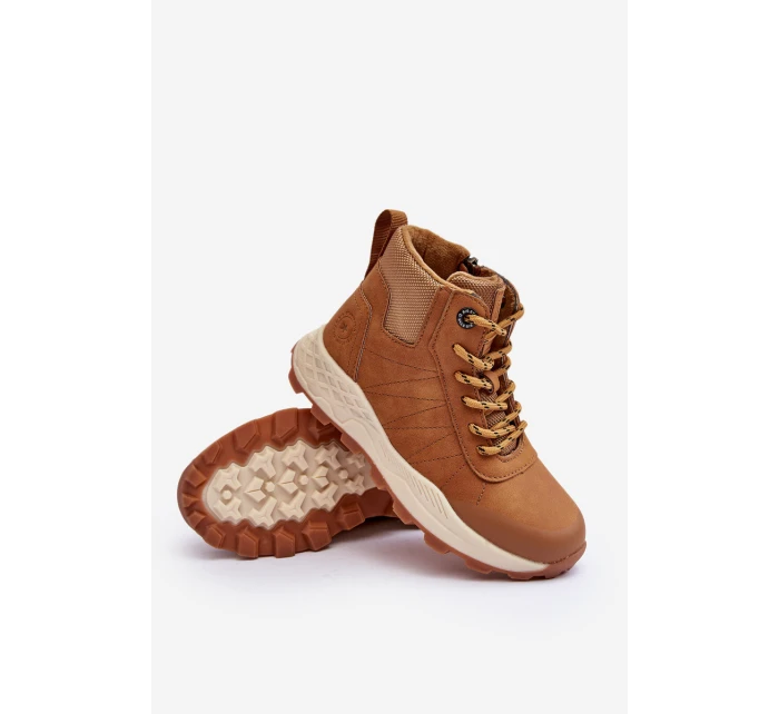 Dětské zateplené trekové boty Trapery Camel Big Star model 21637375 - Big Star Shoes