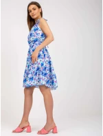 Šaty WN SK 0806 3.22 biele a modré Šaty WN SK 0806 3.22 biele a modré