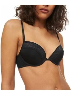 Podprsenka push-up QF5145E 001 čierna - Calvin Klein