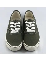 Dámské šněrovací tenisky v khaki barvě model 17112666 - ANDY-Z