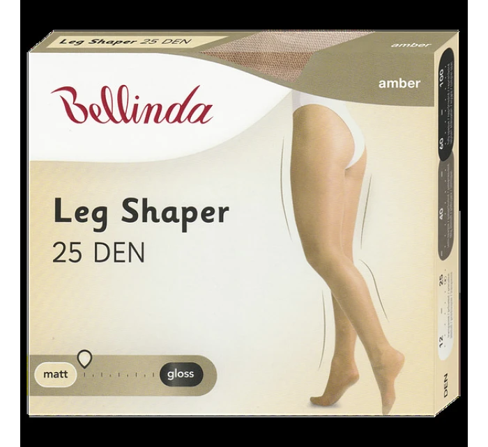 Zoštíhľujúce pančuchy LEG SHAPER 25 DEN - BELLINDA - jantárová