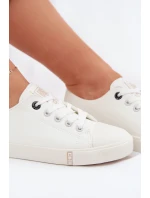 Dámské tenisky z eko kůže Big Star TT274023 Bílé