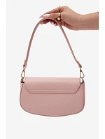 Malá kožená kabelka Růžová model 22220893 - Flora&Co