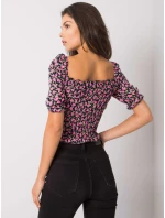 Blúzka RO BZ 2516 9.34 čierna a ružová