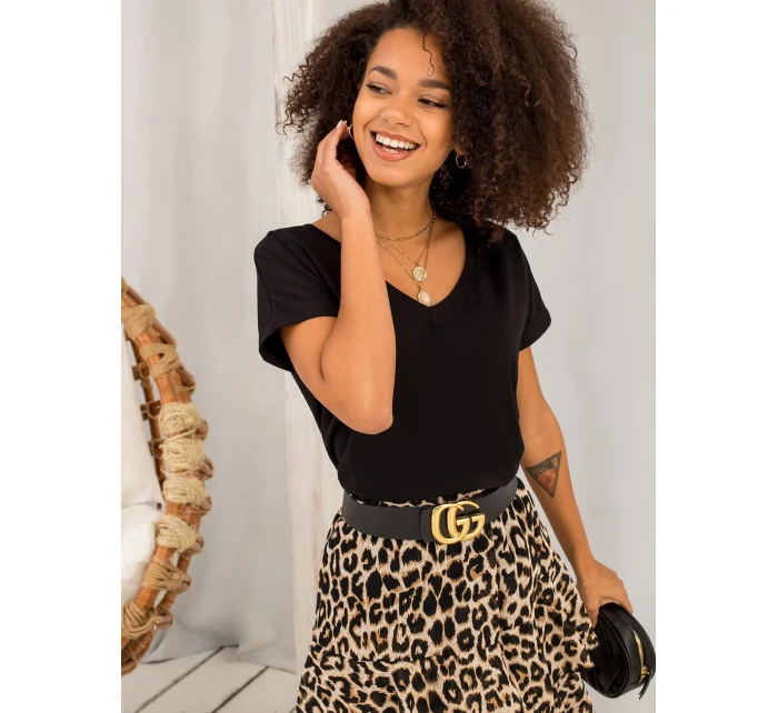 Tričko RV TS 4832.12P čierna Tričko RV TS 4832.12P čierna