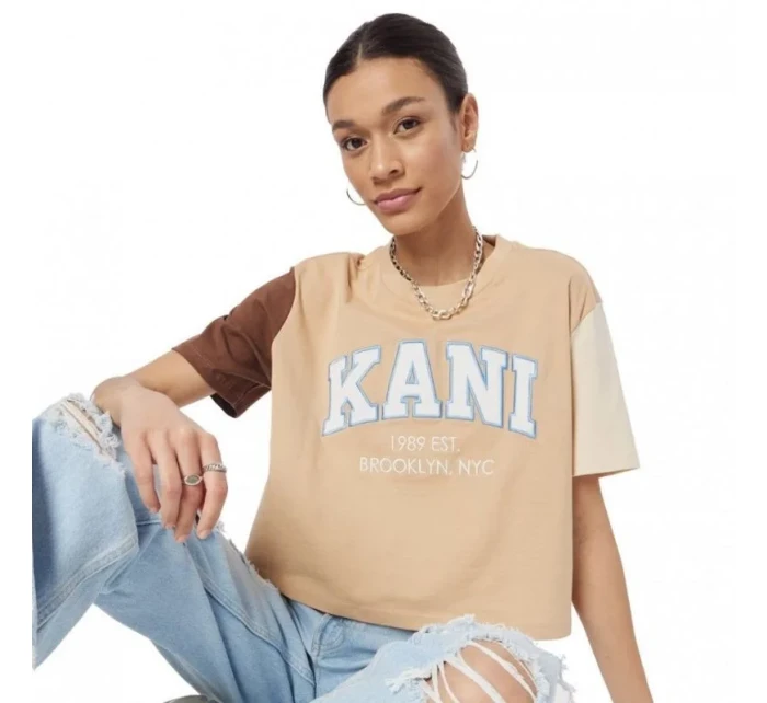 Karl Kani Tričko Serif Crop Block W 6130858