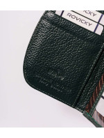 Dámske peňaženky [DH] 43972 MSN čierna a zelená