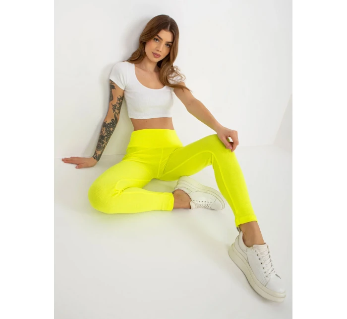 Dámske legíny EM LG 725.11 fluo žltá - FPrice Dámske legíny EM LG 725.11 fluo žltá - FPrice