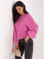 Sweter MI SW model 21807960 ciemny różowy - FPrice