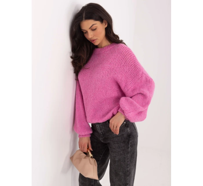 Sweter MI SW model 21807960 ciemny różowy - FPrice