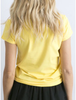 Broskyňovo žlté tričko