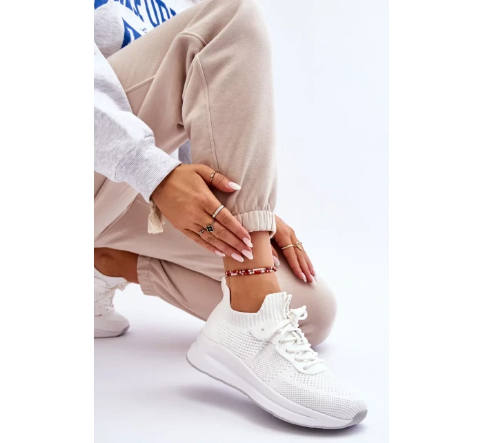 Dámské Cross Jeans Slip-on Sneakers LL2R4031C bílá Dámské Cross Jeans Slip-on Sneakers LL2R4031C bílá