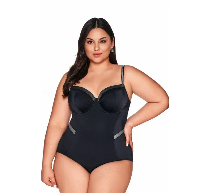 model 20964123 PLAVKY SKJ 63 ČERNÉ - AVA SWIMWEAR