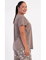 Dámské pyžamo kapri model 22405247 - Vienetta Dámské pyžamo kapri model 22405247 - Vienetta