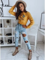 Dámská mikina LUNA žlutá Dstreet model 21967861 - FashionStreet Dámská mikina LUNA žlutá Dstreet model 21967861 - FashionStreet
