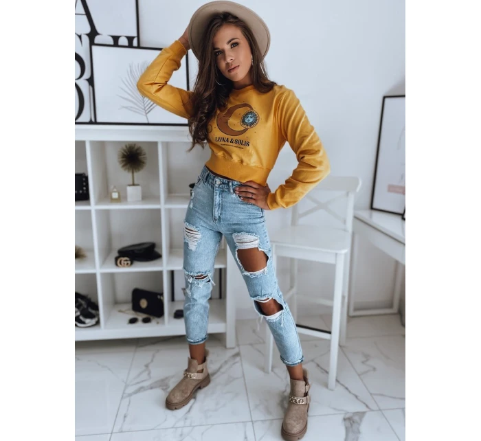 Dámská mikina LUNA žlutá Dstreet model 21967861 - FashionStreet Dámská mikina LUNA žlutá Dstreet model 21967861 - FashionStreet