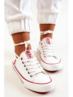 Damskie Materiałowe Trampki BIG STAR JJ274123 Białe