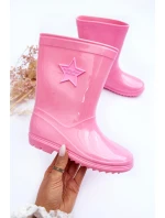 Dziecięce Gumowe Kalosze Różowe Malvi