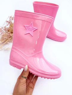 Dětské gumové holínky růžové model 21628792 - Boto