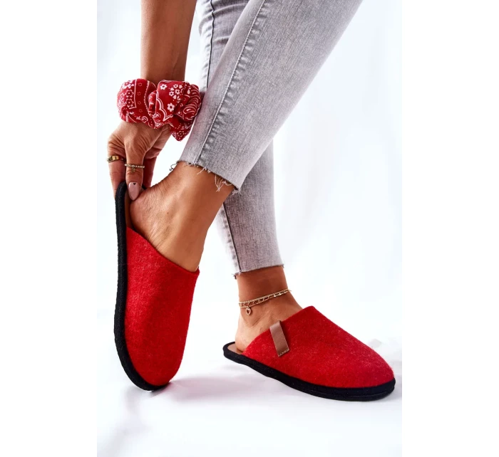 Women's Slippers Big Star II267002 Red-Brown Women's Slippers Big Star II267002 Red-Brown