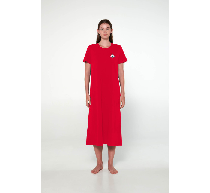Dámska nočná košeľa 19504 červená - Vamp