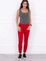 Dámske nohavice 2628-1 červená - Kesi