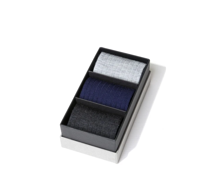 Boxy 3 páry pánské vlněné ponožky model 21319550 - Steven Boxy 3 páry pánské vlněné ponožky model 21319550 - Steven