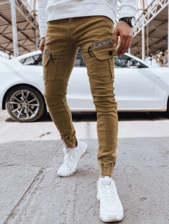 Pánské velbloudí džínové bojové kalhoty Dstreet model 21976866 - FashionStreet